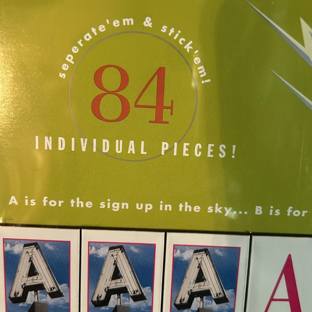 🎄 Great stocking stuffer 🤩 84 piece magnetic alphabet set 🎄 - Picture 5 of 9